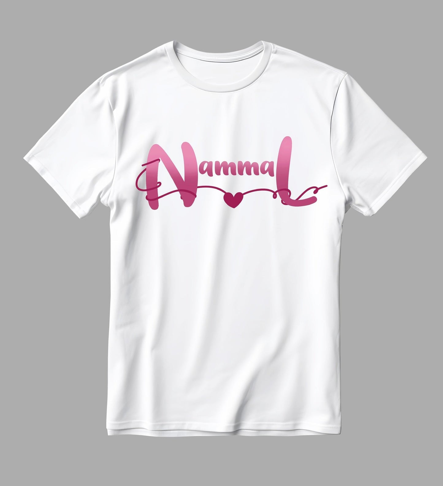 Nammal Graphic Print White T-shirt