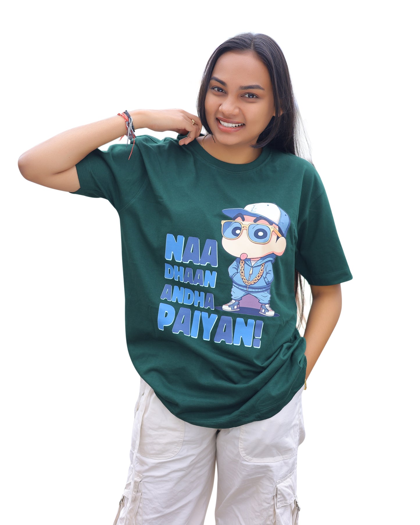"Naa Dhan Andha Paiyan" Graphic Printed T-Shirt