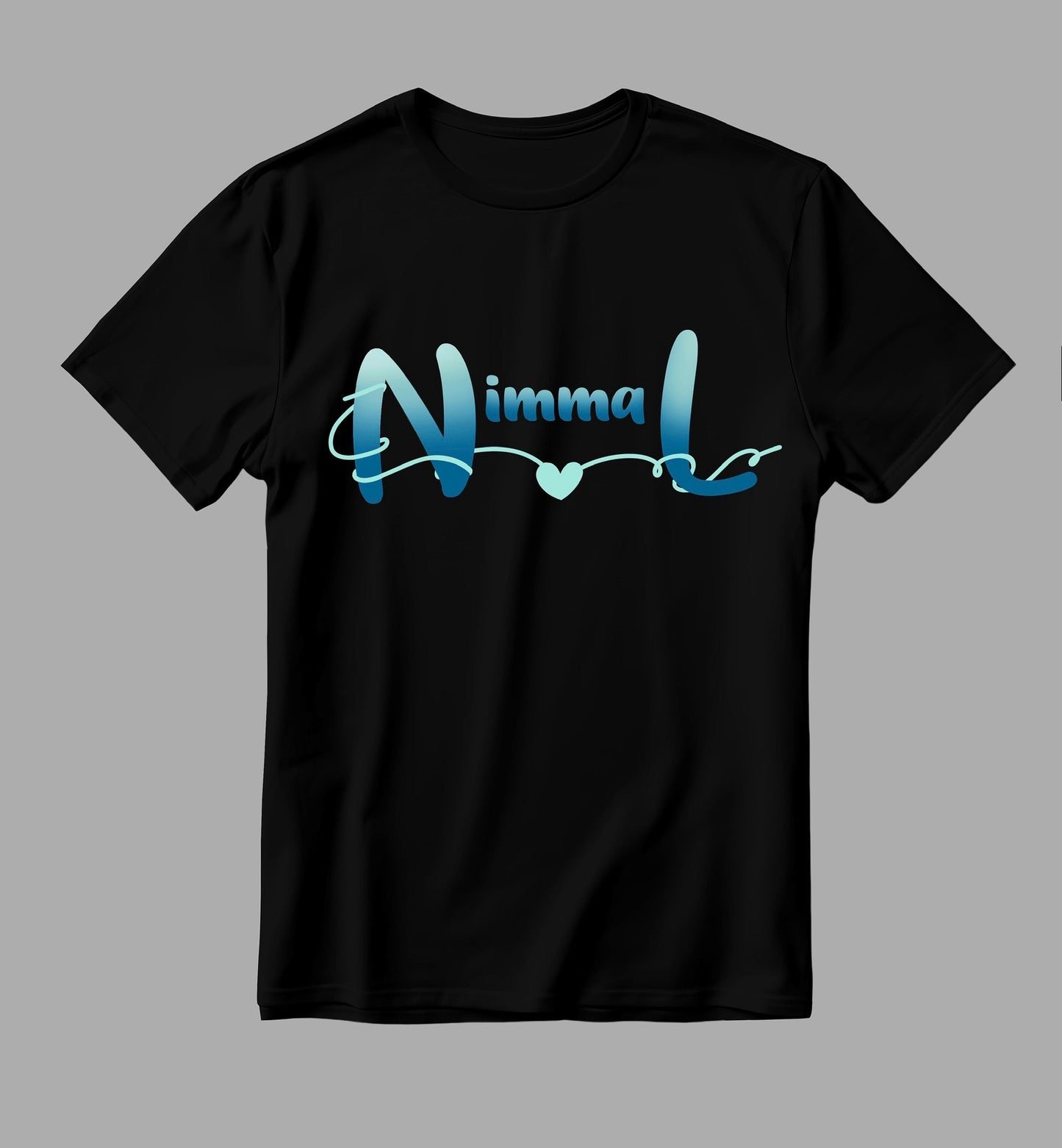 Nimmal Graphic Printed Black T-Shirt | Stylish & Comfortable
