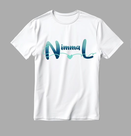 Nimmal Graphic Printed White T-Shirt | Stylish & Comfortable