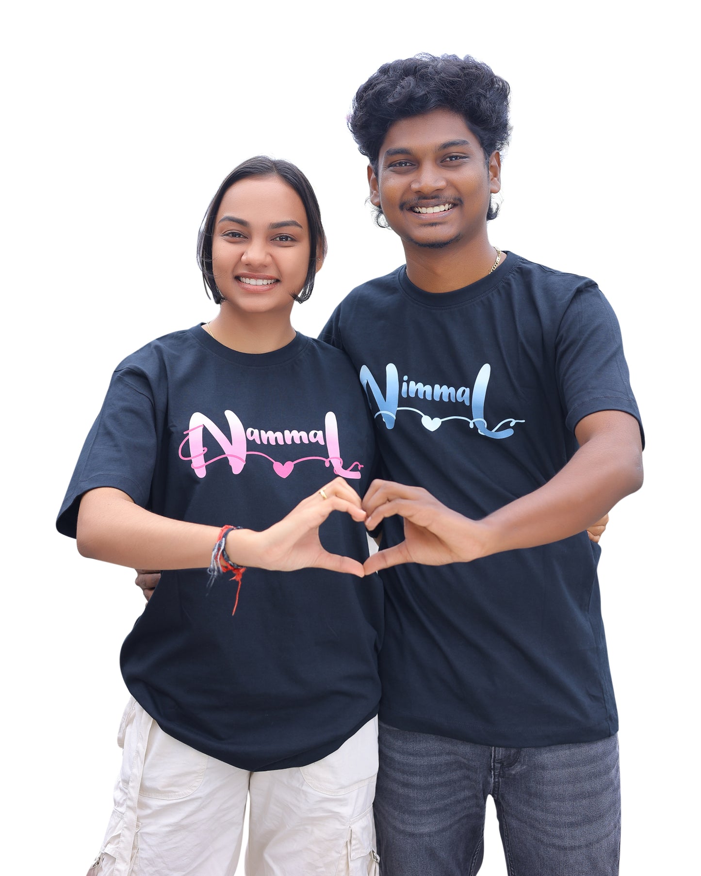 Nimmal Graphic Printed Blue T-Shirt | Stylish & Comfortable